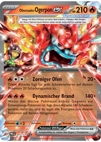 Ofenmaske-Ogerpon ex #017 — Prismatische Entwicklungen