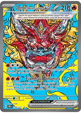 Ogerpon Maschera Focolare ex #148/131 — Evoluzioni Prismatiche