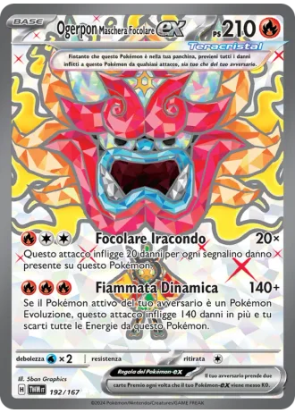 Ogerpon Maschera Focolare ex #192 — Crepuscolo Mascherato