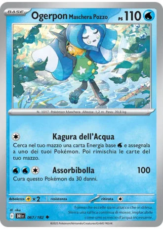Ogerpon Maschera Pozzo #067/182 — Rivali Predestinati