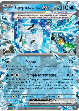 Ogerpon Maschera Pozzo ex #027/131 — Evoluzioni Prismatiche