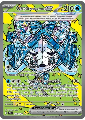Ogerpon Maschera Pozzo ex #152/131 — Evoluzioni Prismatiche