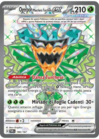 Ogerpon Maschera Turchese ex #190 — Crepuscolo Mascherato