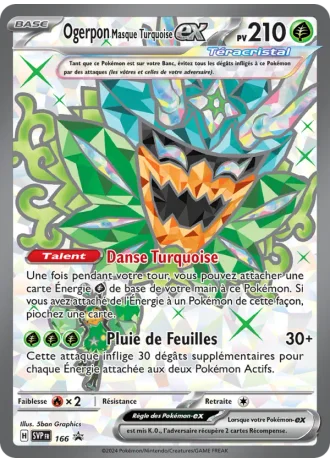 Ogerpon Masque Turquoise ex #166 — Écarlate & Violet Promos