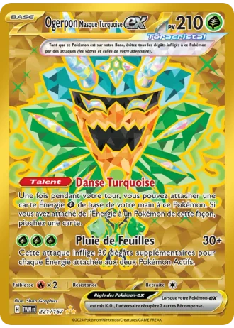 Ogerpon Masque Turquoise ex #221 — Mascarade Crépusculaire