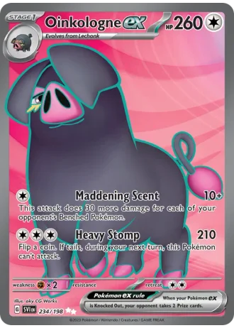 Oinkologne ex #234 — Scarlet & Violet