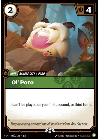 Ol' Poro #029/166 — Organized Play Promos