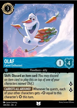 Olaf - Carrot Enthusiast #149/204 — Ursula's Return