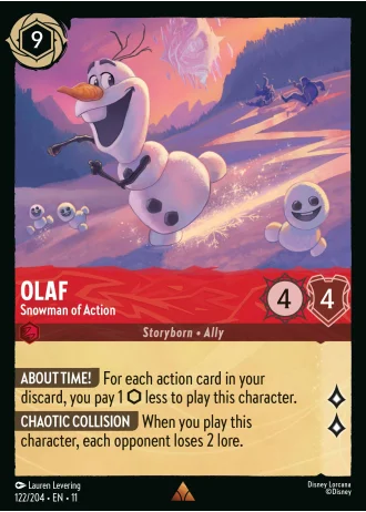 Olaf - Snowman of Action #122/204 — Winterspell