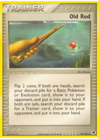 Old Rod #78/101 — Dragon Frontiers