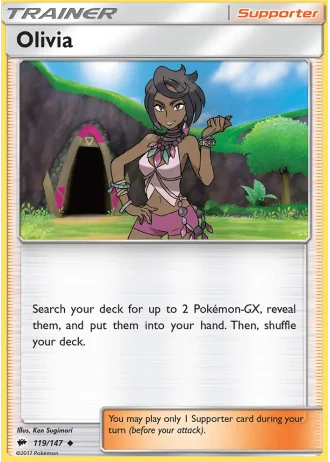 Olivia #119/147 — Burning Shadows