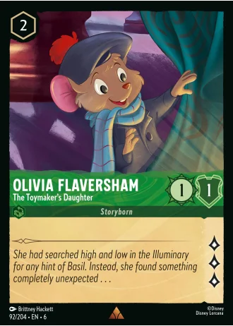 Olivia Flaversham - The Toymaker's Daughter #92/204 — Azurite Sea