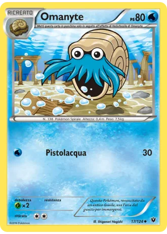 Omanyte #17/124 — Destini Incrociati