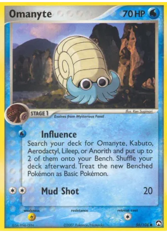 Omanyte #56/108 — Power Keepers