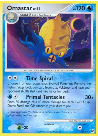 Omastar #23/99 — Arceus