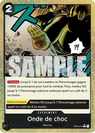 Onde de choc (ST06-014) (Reprint) — ONE PIECE CARD THE BEST (PRB01)