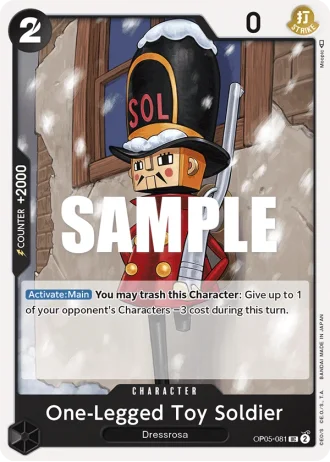 One-Legged Toy Soldier (OP05-081) — Awakening of the New Era (OP05)
