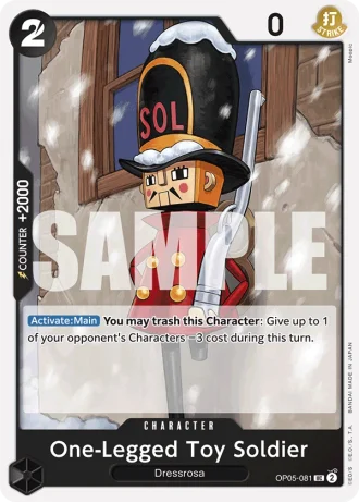 One-Legged Toy Soldier (OP05-081) (Reprint) — One Piece The Best (PRB01)