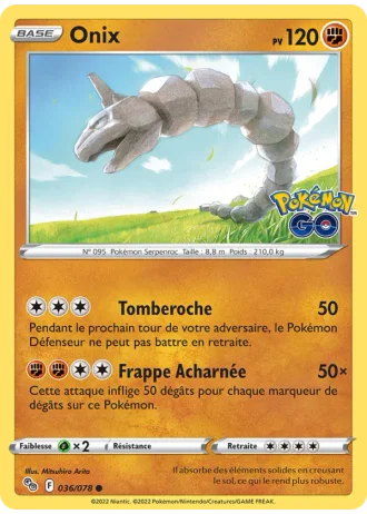Onix #036/78 — Pokémon GO