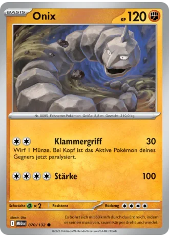 Onix #070/132 — Mega-Entwicklung