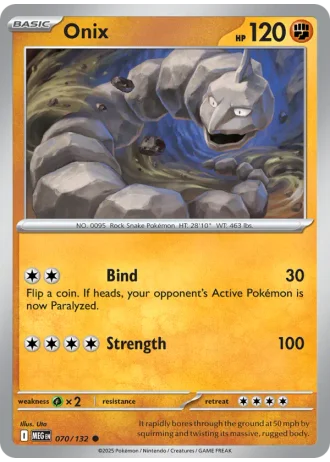 Onix #070/132 — Mega Evolution