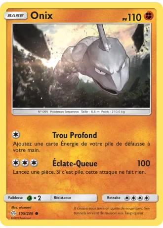 Onix #105/236 — Éclipse Cosmique