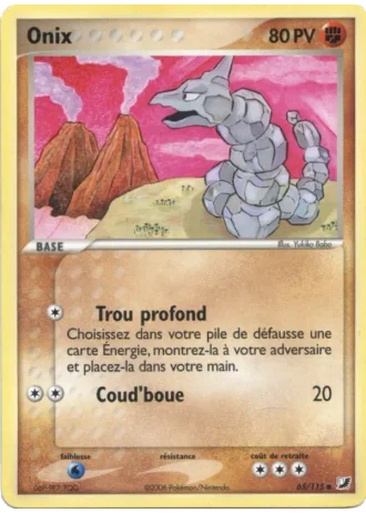 Onix #65/115 — EX Forces Cachées
