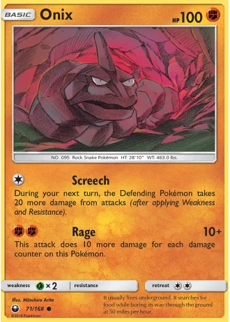 Onix #71/168 — Celestial Storm