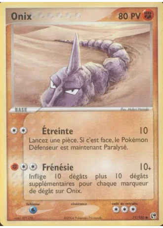Onix #71/100 — EX Tempête de sable