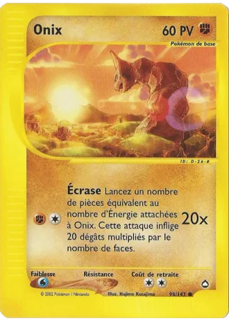 Onix #98/147 — Aquapolis
