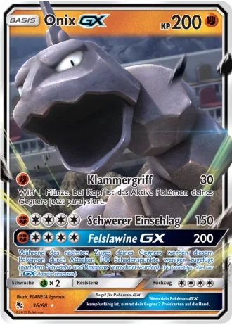 Onix GX #36/68 — Verborgenes Schicksal