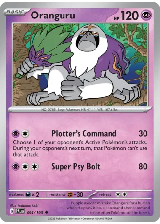 Oranguru #094 — Paldea Evolved
