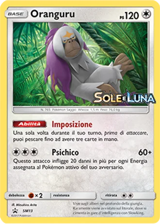 Oranguru SM13 — Sole e Luna Promos