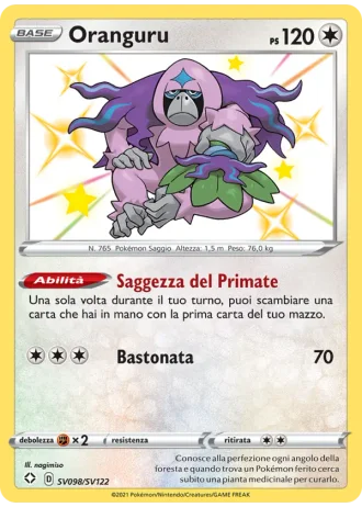 Oranguru SV098/122 — Tesoro Cromatico (Destino Splendente)