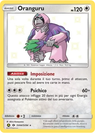 Oranguru SV44/94 — Tesoro Cromatico (Destino Sfuggente)