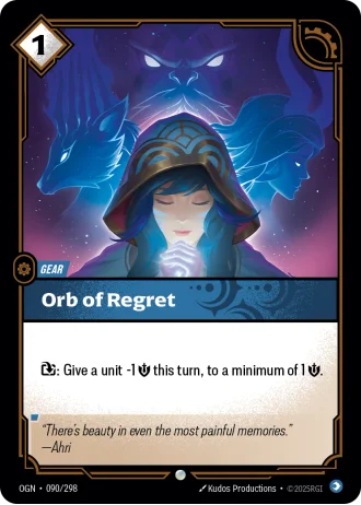 Orb of Regret #090/298 — Origins