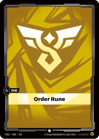 Order Rune R06 — Radiance