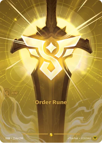 Order Rune R06a — Spiritforged