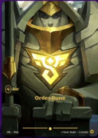 Order Rune R06a — Unleashed