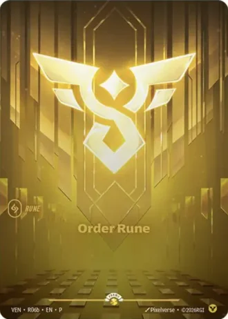 Order Rune (Vendetta) R06b — Organized Play Promos