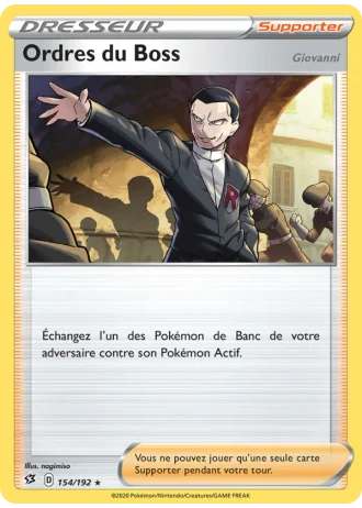 Ordres du Boss (Giovanni) #154/192 — Clash des Rebelles