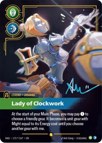 Orianna, Lady of Clockwork #171*/167 — Radiance
