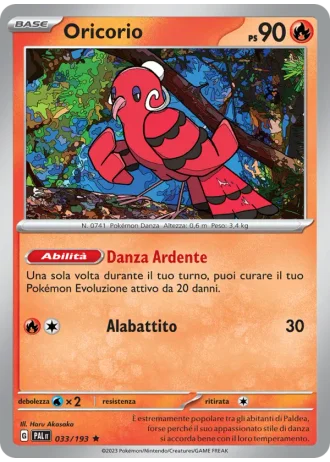Oricorio #033 — Evoluzioni a Paldea