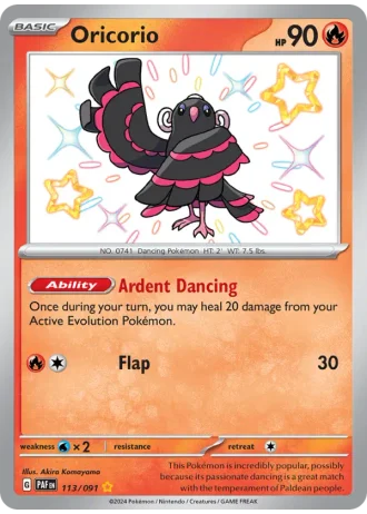 Oricorio #113 — Paldean Fates