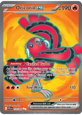 Oricorio ex #110 — Phantasmal Flames