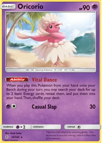 Oricorio (League Challenge 2nd Place) #55 — Guardians Rising