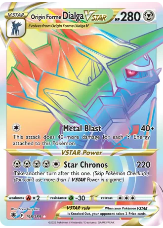 Origin Forme Dialga VSTAR #198 — Astral Radiance