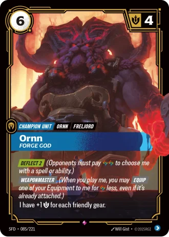 Ornn, Forge God #085/221 — Spiritforged