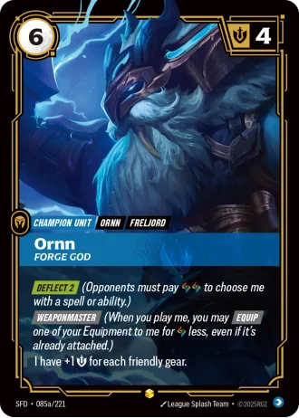 Ornn, Forge God #085a/221 — Spiritforged