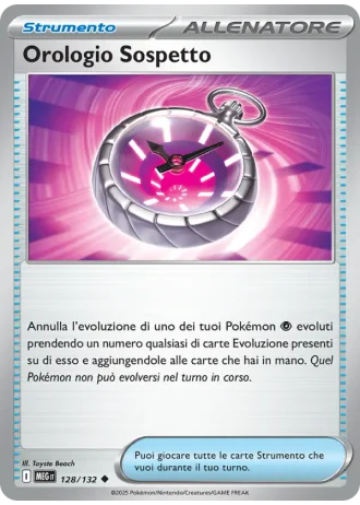 Orologio Sospetto #128/132 — Megaevoluzione